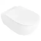 Унитаз подвесной Goclean® (безободковый) Flaminia IO с сиденьем Soft Close Slim, белый глянцевый (IO118G+IOCW07)