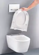 Geberit One Унитаз подвесной, белый матовый/хром (500.202.JT.1)