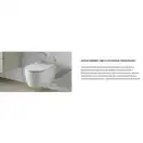 Geberit One Унитаз подвесной, белый матовый/хром (500.202.JT.1)