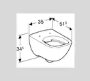 Geberit Modo Унитаз подвесной, белый (502.827.00.1)
