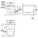 Підвісний унітаз Grohe Euro Ceramic (39328000)