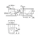 Унітаз підвісний Grohe EuroCeramic 54 з кришкою-сидінням Softclose, білий (39328000/39330001) (39328000_39330001)