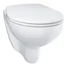 Унитаз подвесной Grohe Bau Ceramic, безоободковый с сиденьем Soft Close (39351000) фото 2 Aquada.com.ua