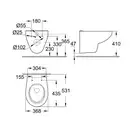 Унитаз подвесной Grohe Bau Ceramic Air с сиденьем с функцией биде (39651SH0) фото 7 Aquada.com.ua
