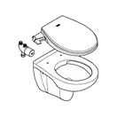 Унитаз подвесной Grohe Bau Ceramic Air, с сиденьем с функцией биде и термостатом Grohtherm Micro (39652SH0) фото 6 Aquada.com.ua