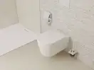 Унітаз підвісний AquaFall Flush (безободковий) Hansgrohe EluPura S (БЕЗ СИДІННЯ)  60193450