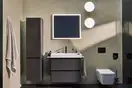 Унітаз підвісний AquaFall Flush (безободковий) Hansgrohe EluPura Q у комплекті з сидінням SoftClose  60194450 + 60150450