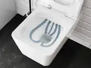 Hansgrohe EluPura Q Унитаз подвесной, белый глянцевый (60194450)