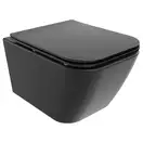 Подвесной унитаз MEXEN MADOX BLACK MATT чёрный (MEX-30154070)