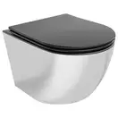 Подвесной унитаз MEXEN LENA SILVER BLACK MATT (MEX-30224074)