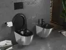 Подвесной унитаз MEXEN LENA SILVER BLACK MATT (MEX-30224074)