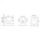 Mixxus Premium Ellipse-0303-R Унитаз подвесной, черный (MP6464)