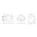 MIXXUS PREMIUM Ellipse Подвесной унитаз, белый (MP6465)