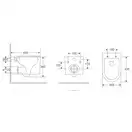 MIXXUS PREMIUM Topper-0101-T3 Унитаз подвесной, белый (MP6476)