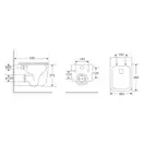 MIXXUS PREMIUM Diverse-0101-T1 Унитаз подвесной, белый (MP6477)