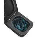 MIXXUS PREMIUM QUADRO-0301-T3 Унитаз подвесной, черный (MP6587)
