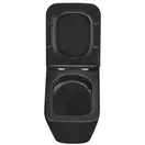 MIXXUS PREMIUM QUADRO-0301-T3 Унитаз подвесной, черный (MP6587)