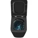 MIXXUS PREMIUM QUADRO-0301-T3 Унитаз подвесной, черный (MP6587)