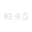 Mixxus Premium ELLIPSE Подвесной унитаз, черный (MP6591)