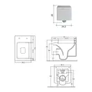 Унітаз підвісний Nic Design Cool, антрацит (003242013)
