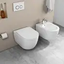 Унітаз підвісний безободковий Quarter Bath Deep, білий (70DE03054.00.1.3.01)
