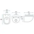 Унітаз REA Olaf Rimless REA-C1363