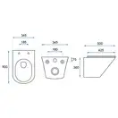 Унітаз REA Tobi Rimless REA-C1364