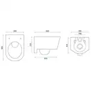 Унітаз REA Porter Rimless REA-C1401