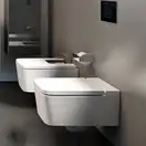 Унітаз підвісний Roca Inspira Square Rimless 56x37 з кришкою, білий (A346537620/A80153262B) (A346537620_A80153262B)