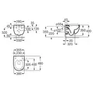 Roca Meridian Унитаз подвесной Rimless, белый (A34H242000)