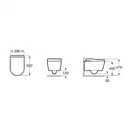 Унітаз підвісний Roca Inspira Round In-Wash (A803060001)