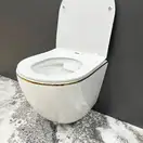 VBI VULCANO GOLD EDGE Подвесной унитаз (VBI-020402)