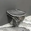 VBI VULCANO BLACK ONYX Подвесной унитаз, черный (VBI-020403)