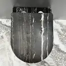 VBI VULCANO BLACK ONYX Подвесной унитаз, черный (VBI-020403)
