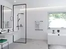 Злив-перелив із наповненням для ванни Hansgrohe Exafill S, чорний матовий  58115180 + 58117670