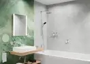 Зовнішня частина набору для зливу та переливу Hansgrohe Flexaplus II (колір - хром)  58187000