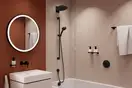 Зовнішня частина набору для зливу та переливу Hansgrohe Flexaplus II (колір – чорний матовий)  58187670