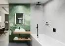 Зовнішня частина набору для зливу та переливу Hansgrohe Flexaplus II (колір – чорний матовий)  58187670