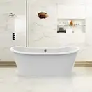 Ванна акрилова Knief Aqua Plus PRINCESS 170х70, White Mat / Black Matt (0100-081bicolour mat)
