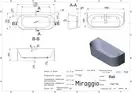 MIRAGGIO BALI Ванна, біла (0000262)
