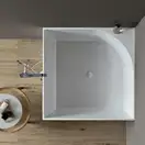 Nic-Design Ванна зі штучного каменю Nic Design Tub 100х100х60h см, Polvere матовий (014234057)