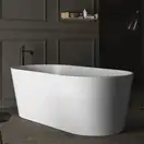 Nic-Design Ванна зі штучного каменю Nic Design Bay 160x80 см, білий глянець (014719001)