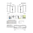 Шторка для ванни Idea Black PN DWJ+S 180 права, RADAWAY (10042180-54-01R)