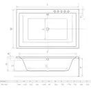 Панель до ванни фронтальна ITEA Lux 190х65, RADAWAY (OBEX.190.65WH)