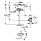 Grohe BauLoop New Смеситель для биде, хром (23338001)