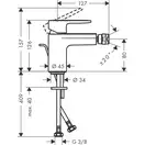 HANSGROHE Vernis Blend Смеситель для биде, черный матовый (71210670)