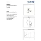 Kludi Zenta SL Смеситель для биде, хром (485300565)