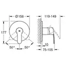 Змішувач для душа Grohe Eurostyle Cosmopolitan (24051002)