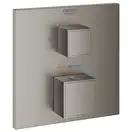 Термостат для душа с переключатилем на 2 положения Grohe Grohtherm Cube (цвет - тёмный графит, матовый) (24155AL0) фото 1 Aquada.com.ua