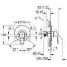 Grohe BauLoop New Смеситель скрытого монтажа, хром (29080001)